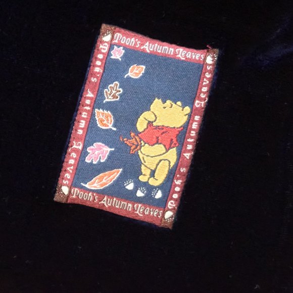 Pooh's Autumn Leaves Disney Silk Blend Scarf, Winnie the Pooh - Picture 3 of 7